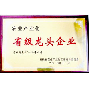 农业产业化省级龙头企业.